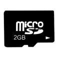 2GB Micro SD Card & Adaptor & SD Card Case